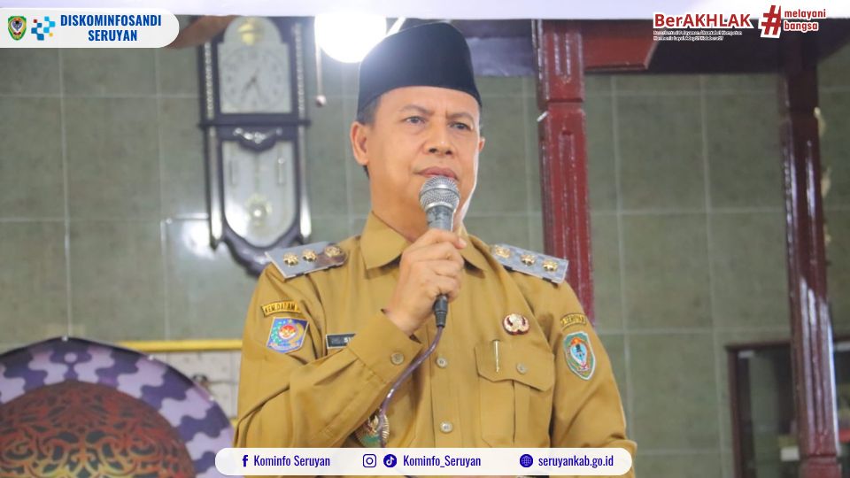 Perkuat Kebersamaan ASN, Wabup Seruyan Hadiri Siraman Rohani