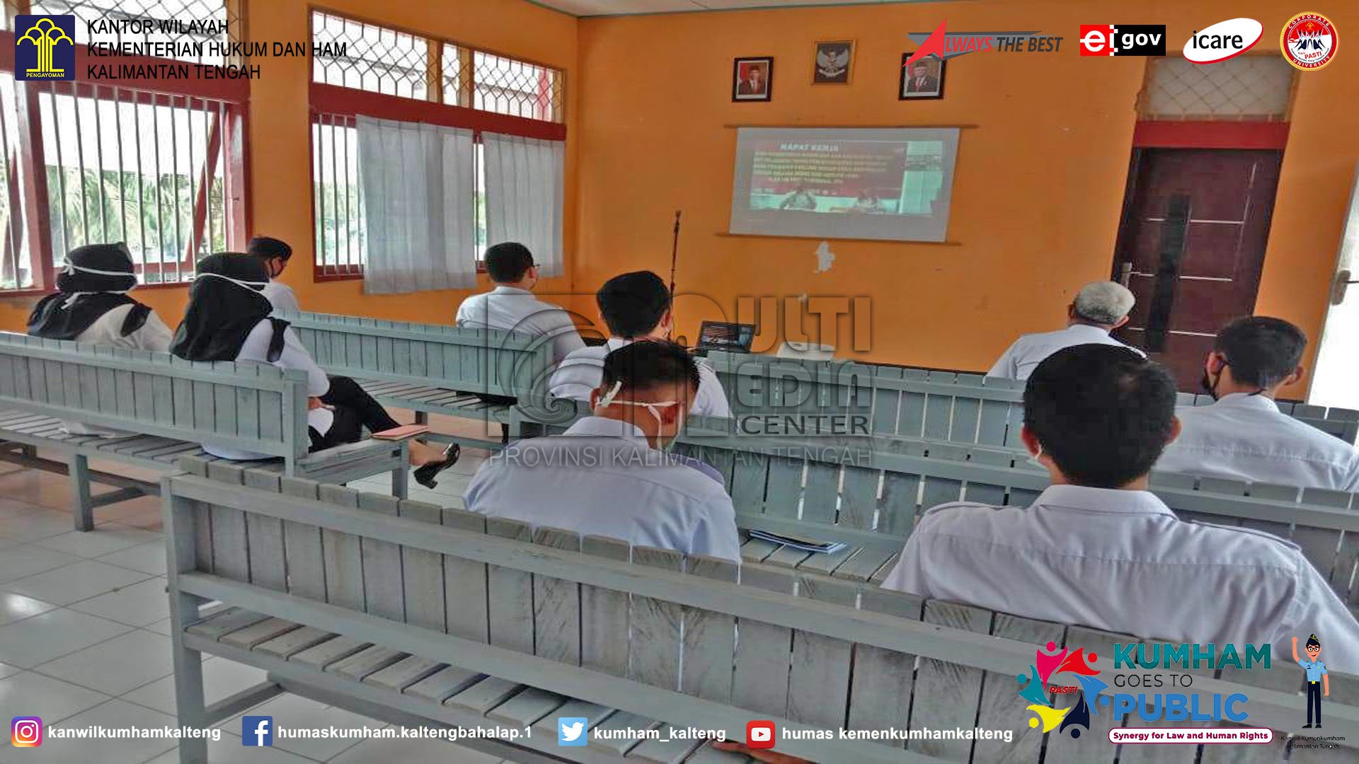 Tim ZI Lapas Muara Teweh Ikuti Rapat Kerja Persiapan Evaluasi Satuan Kerja Berpredikat Menuju Wilayah Bebas dari Korupsi (WBK)