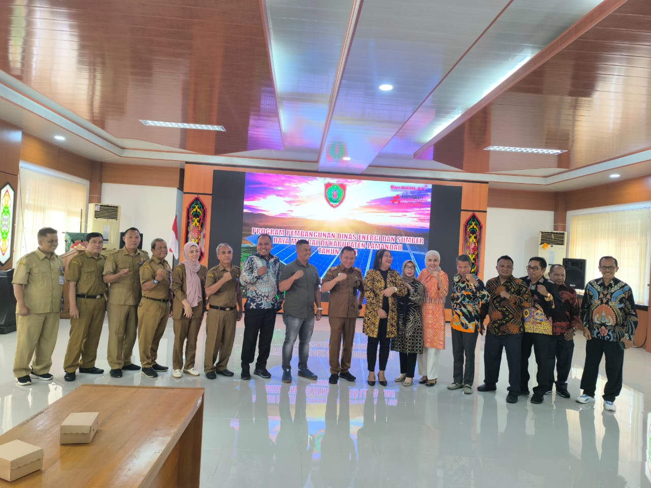 Kepala DESDM Prov. Kalteng Terima Kunjungan Kerja DPRD Kabupaten Lamandau 