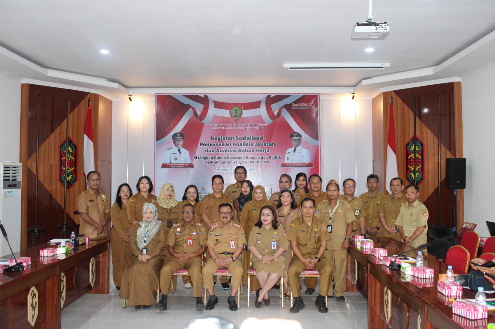 Badan Kesbangpol Gelar Sosialisasi Penyusunan Anjab dan ABK Lingkup Badan Kesbangpol se - Kalteng Tahun 2024 