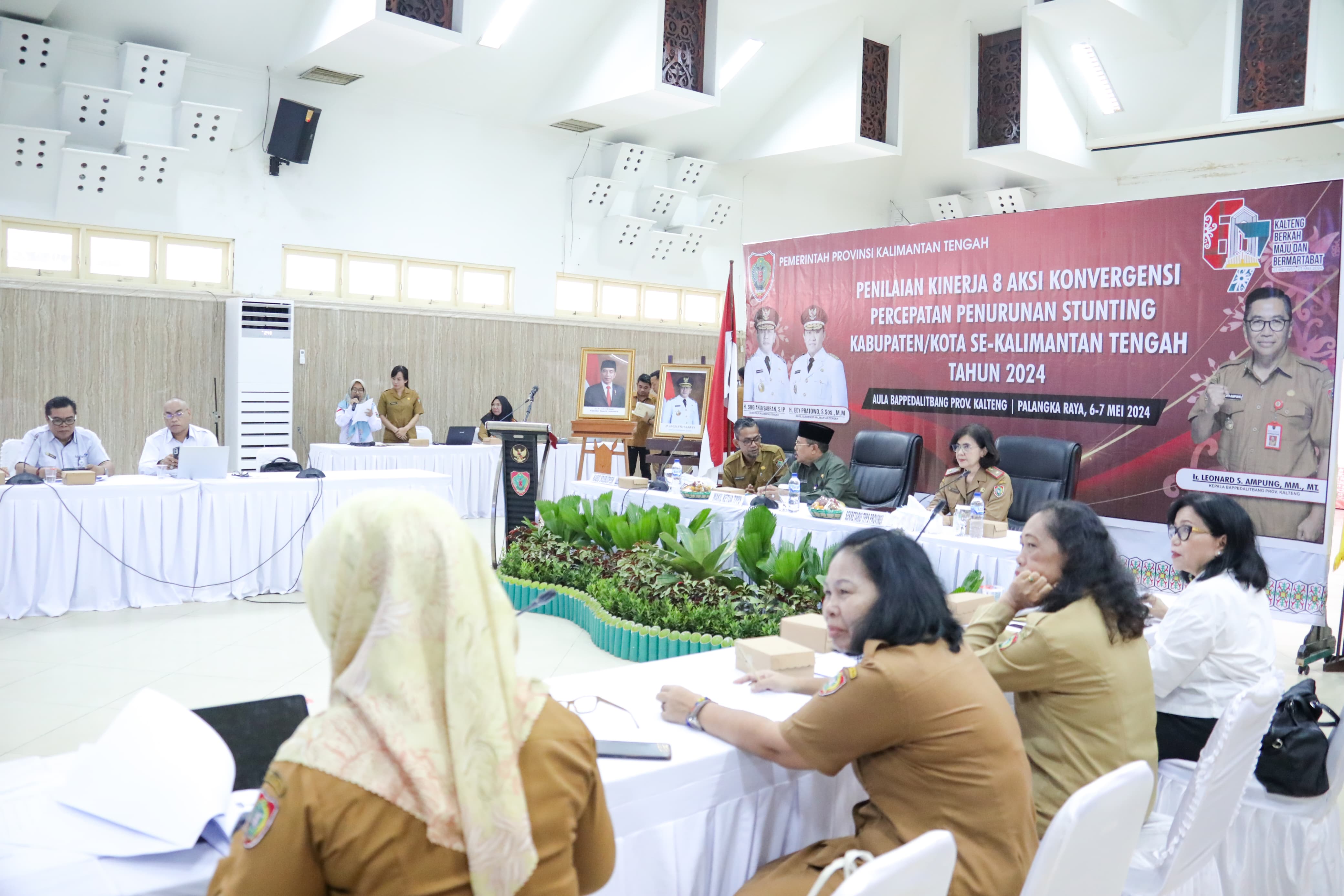 Percepat Penurunan Stunting, Pemprov Kalteng Lakukan Penilaian Kinerja Delapan Aksi Konvergensi Kabupaten/Kota se-Kalteng