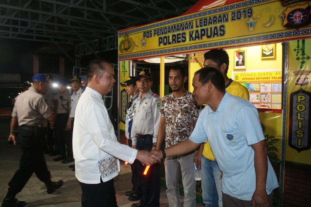 Bupati Cek Pos Pelayanan Lebaran 2019