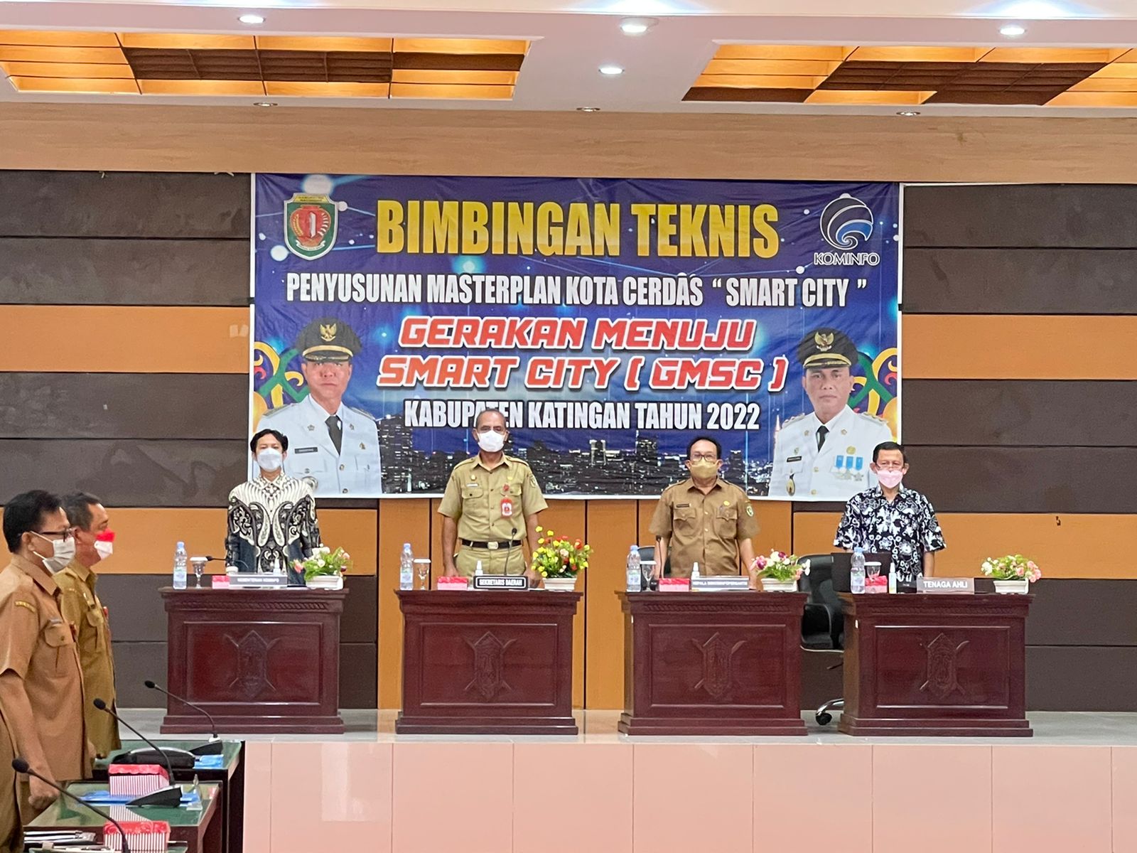 Diskominfosantik Prov. Kalteng Hadiri Bimbingan Teknis Tahap I Penyusunan Masterplan Smart City dan Quick Win Program Unggulan Kabupaten Katingan