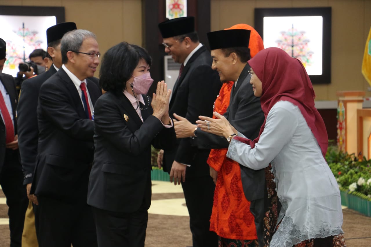 Bupati Pulang Pisau Hadiri Upacara Pengukuhan Kepala Perwakilan BI Kalteng