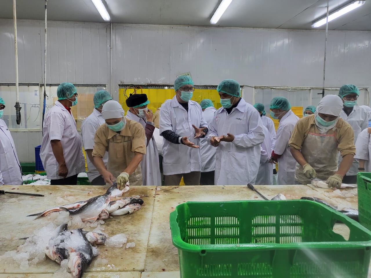 Siap Ekspor, Kepala Dislutkan Prov. Kalteng Kunjungi CV. Wahana Sejahtera Foods Jombang