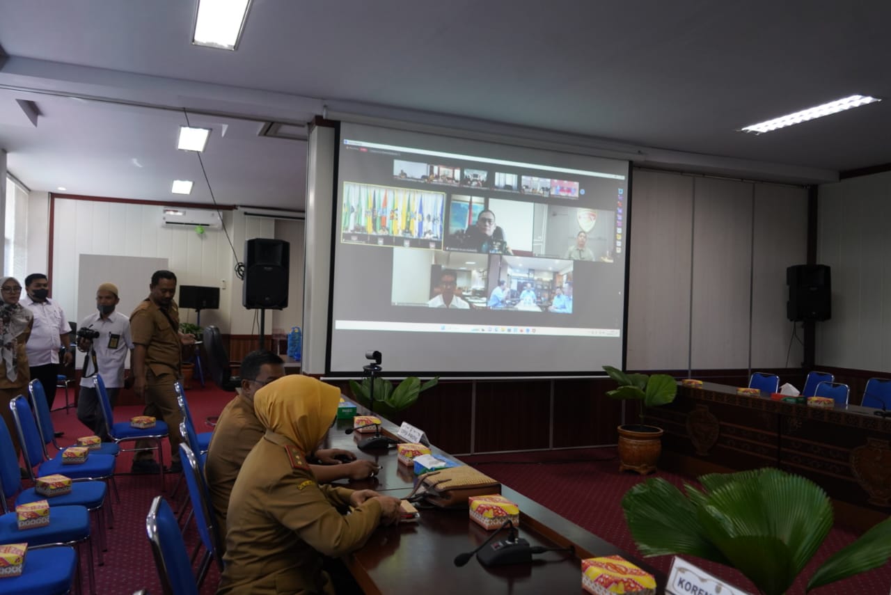 Hadiri Rakor Pengendalian Inflasi Tahun 2023 Bersama Mendagri RI, Sahli Gubernur Yuas Elko Pastikan Inflasi Kalteng Terkendali