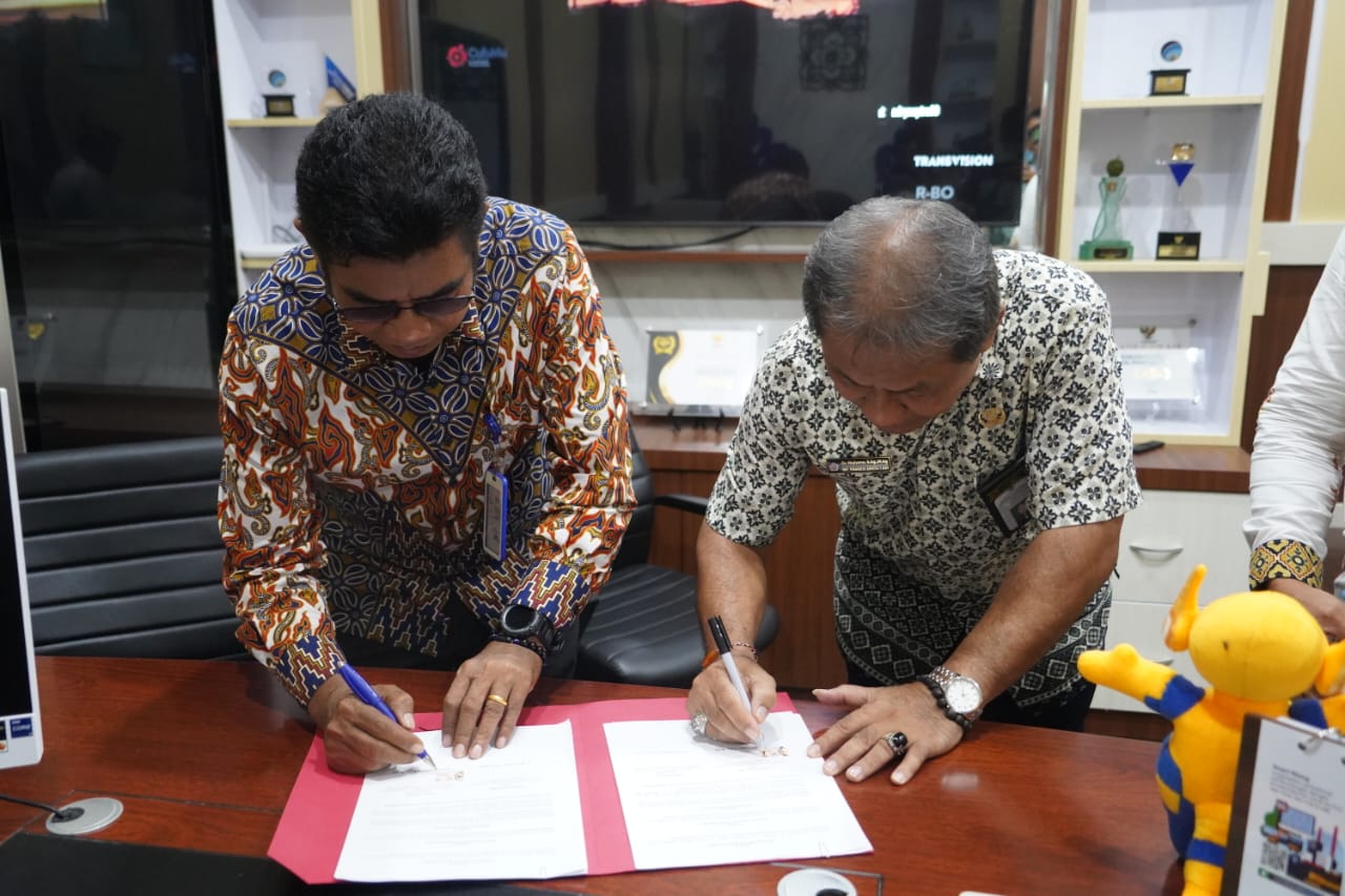 Kadis Kominfosantik Prov. Kalteng Terima Audiensi dari Institut Agama Hindu Negeri Tampung Penyang Palangka Raya