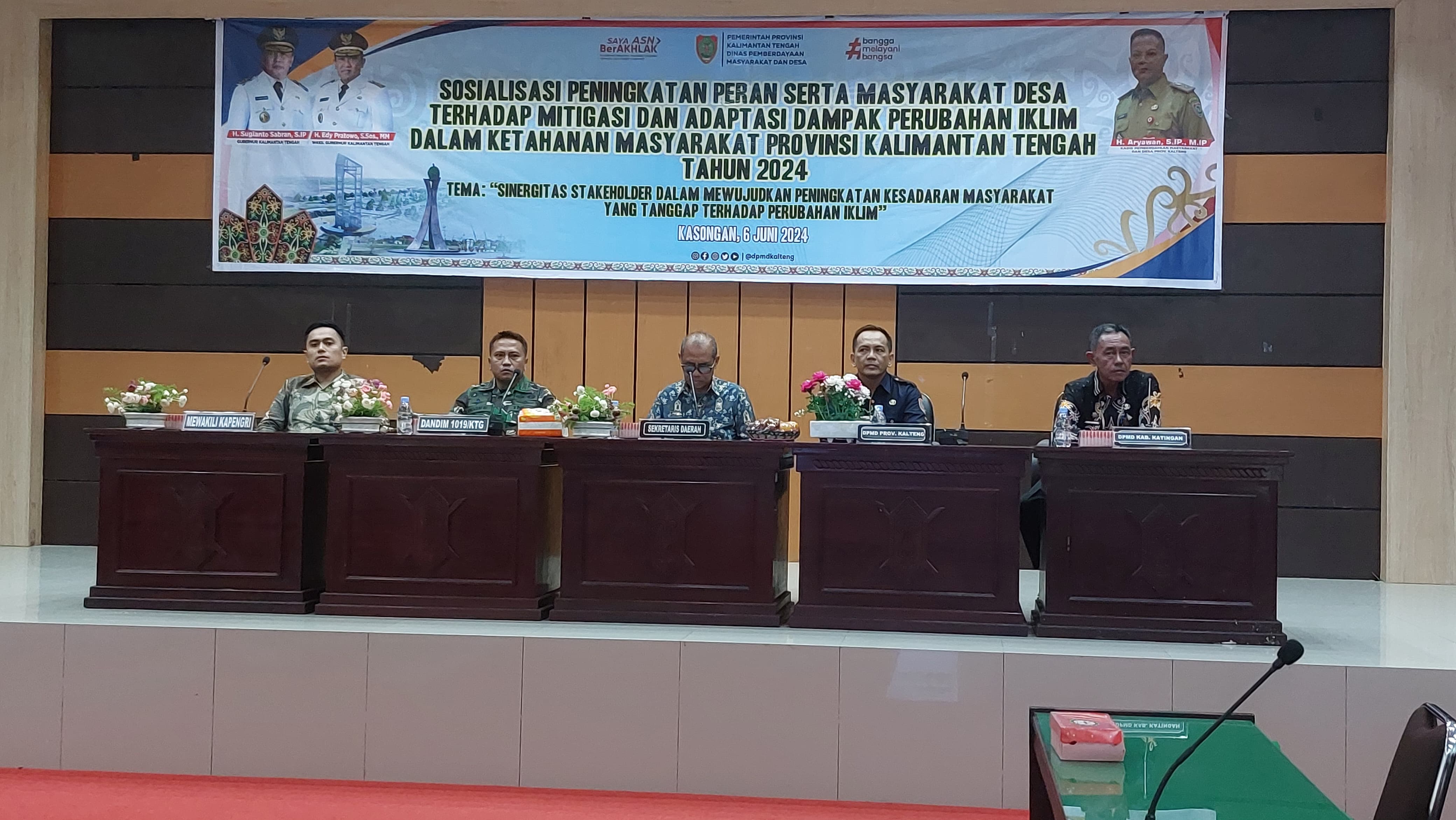 Pemprov Kalteng Laksanakan Sosialisasi Mitigasi dan Adaptasi Dampak Perubahan Iklim di Desa