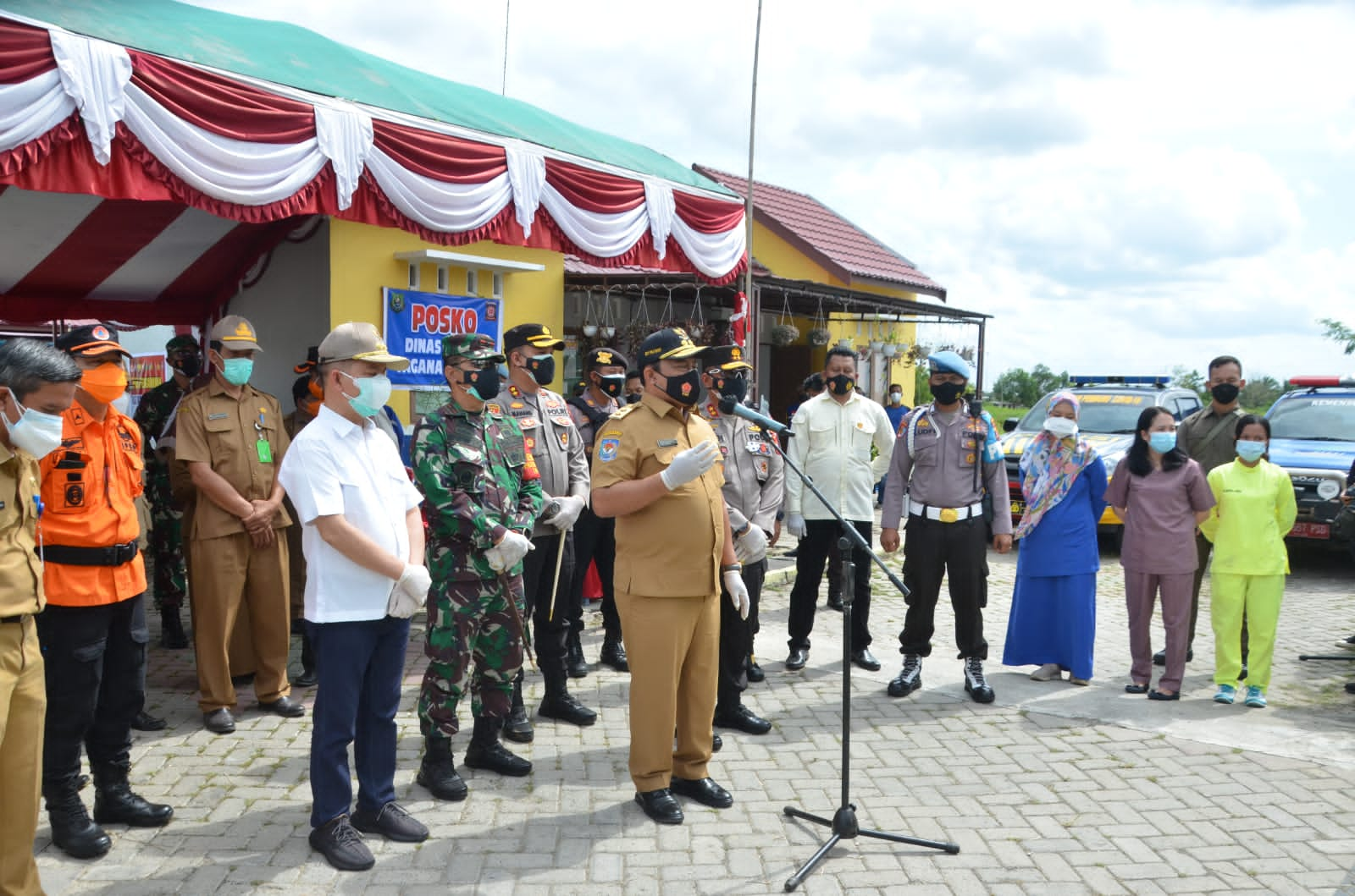 Wagub Kalteng Tinjau Fasilitas Isolasi Mandiri di Kapuas