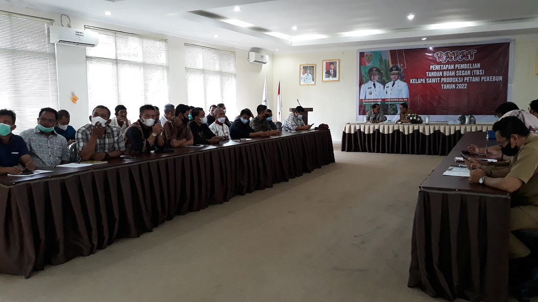 Harga TBS Kelapa Sawit Periode Juni 2022 Meluncur Turun