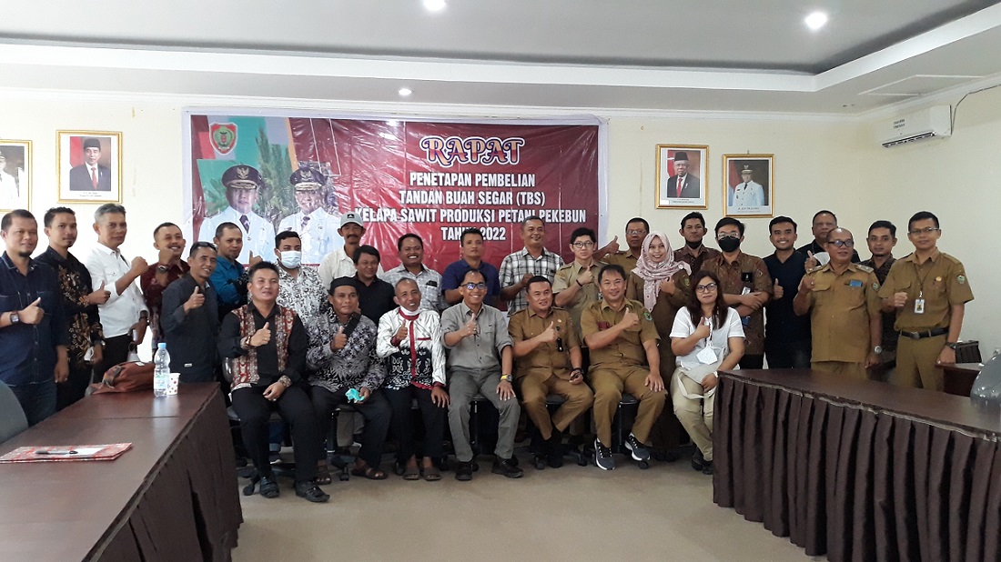 Harga TBS Kelapa Sawit Periode Juni 2022 Meluncur Turun