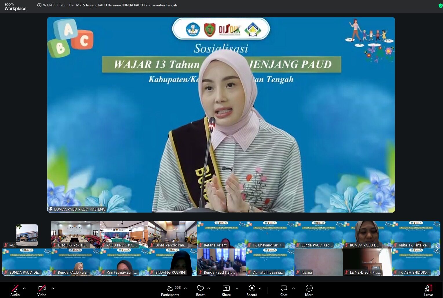 Sosialisasi Wajib Belajar 13 Tahun dan MPLS PAUD, Bunda PAUD Kalteng Ajak Seluruh Elemen Wujudkan Layanan Pendidikan Anak Berkualitas