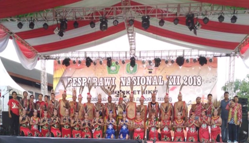 Kontingen Kalteng Raih Gold semua kategori dalam Pesparawi Nasional XII Pontianak