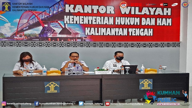 Kepala Lapas Palangka Raya Ikuti Kegiatan FGD Di Kanwil Kemenkumham Kalteng