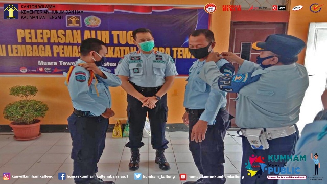 Pelepasan Alih Tugas Pegawai Lapas Muara Teweh