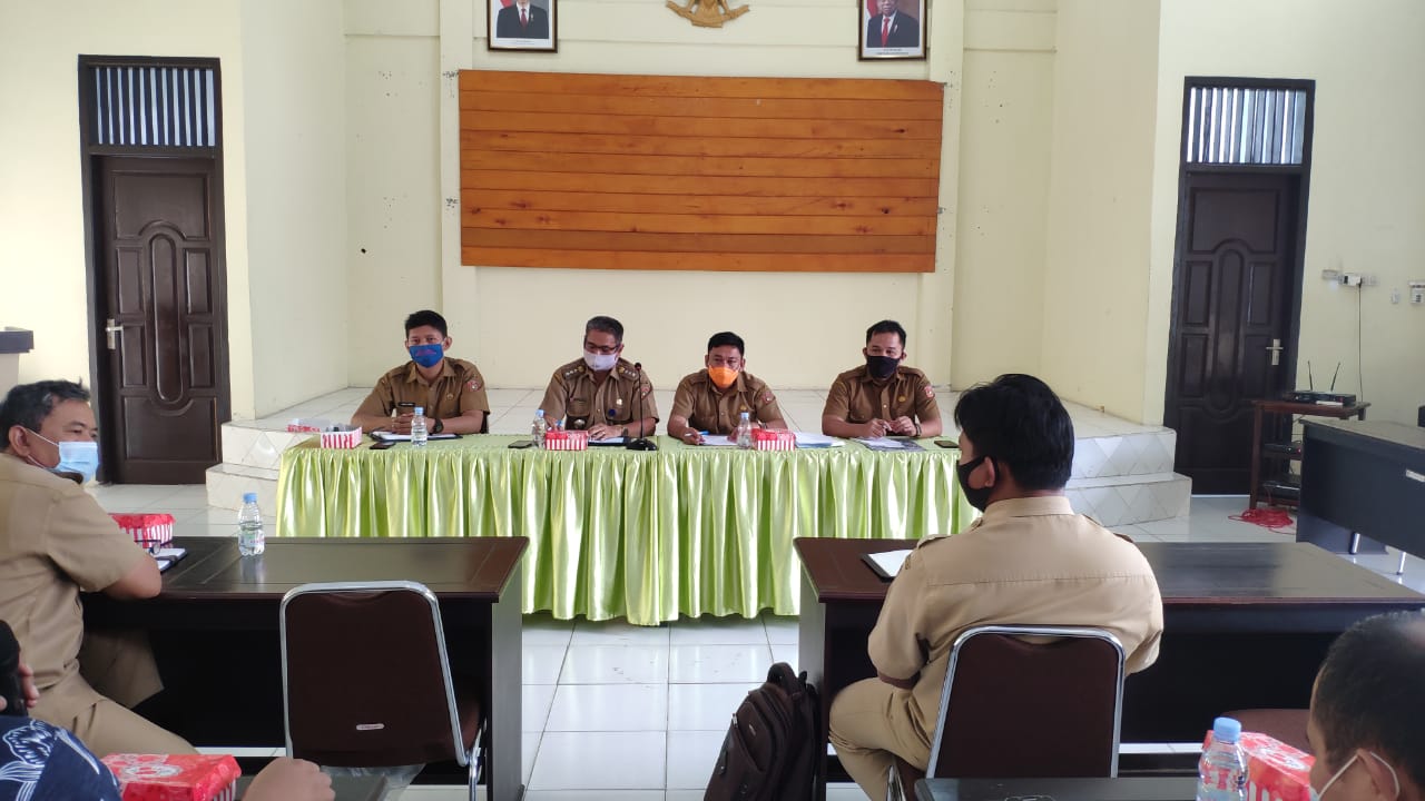 Rapat Koordinasi Pembukaan Jalan Menuju Desa Sebuai, Pemerintah Kecamatan Arsel Undang Dinas PUPR Kobar