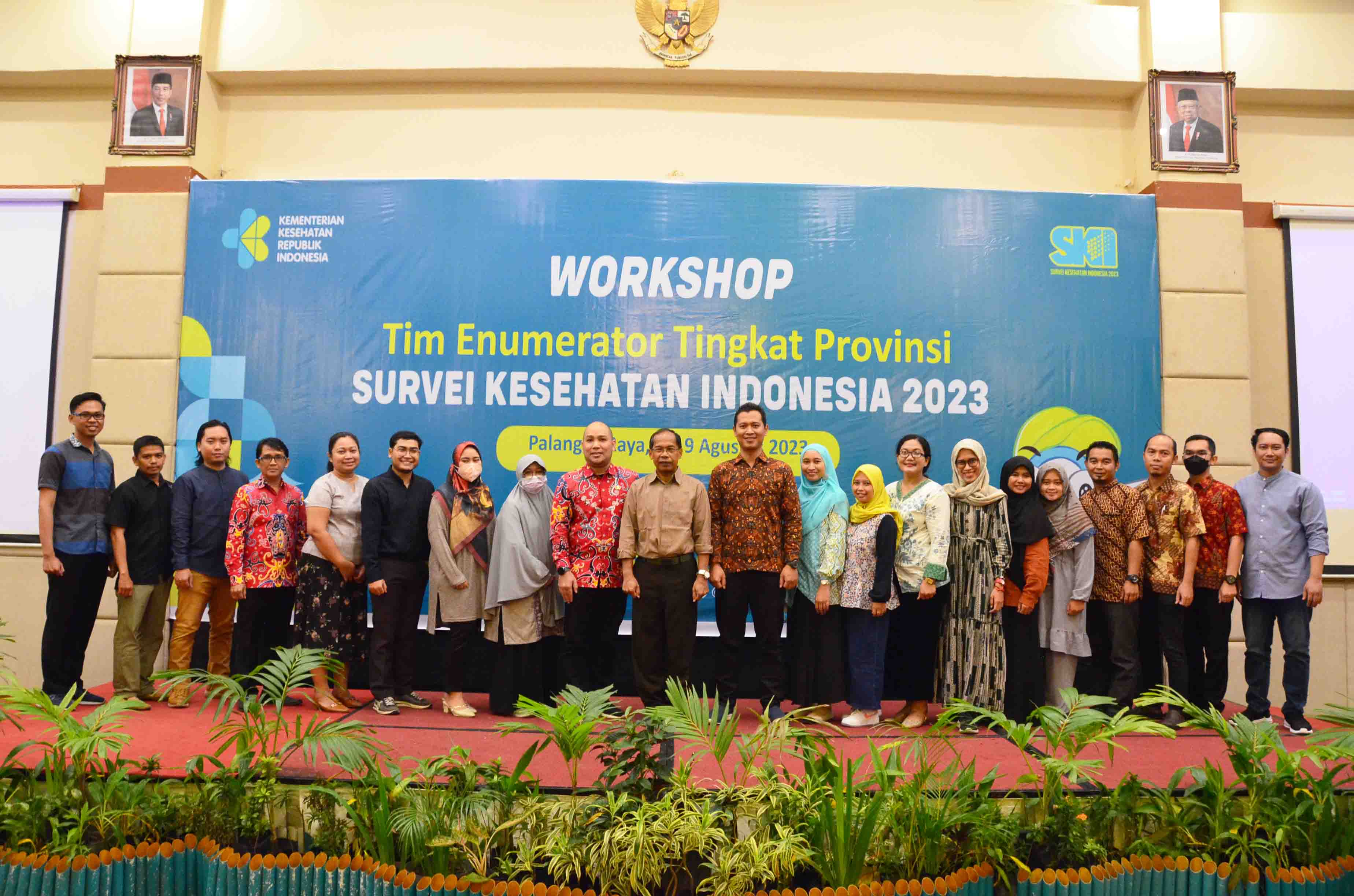 Kadinkes Buka Kegiatan Workshop Tim Enumurator Survey Kesehatan Indonesia Tingkat Provinsi Kalimantan Tengah Tahun 2023