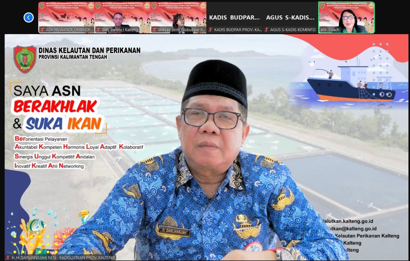 Kepala Dislutkan Prov. Kalteng Menjadi Mentor pada Pelatihan Kepemimpinan Administrator Angkatan I Tahun 2024