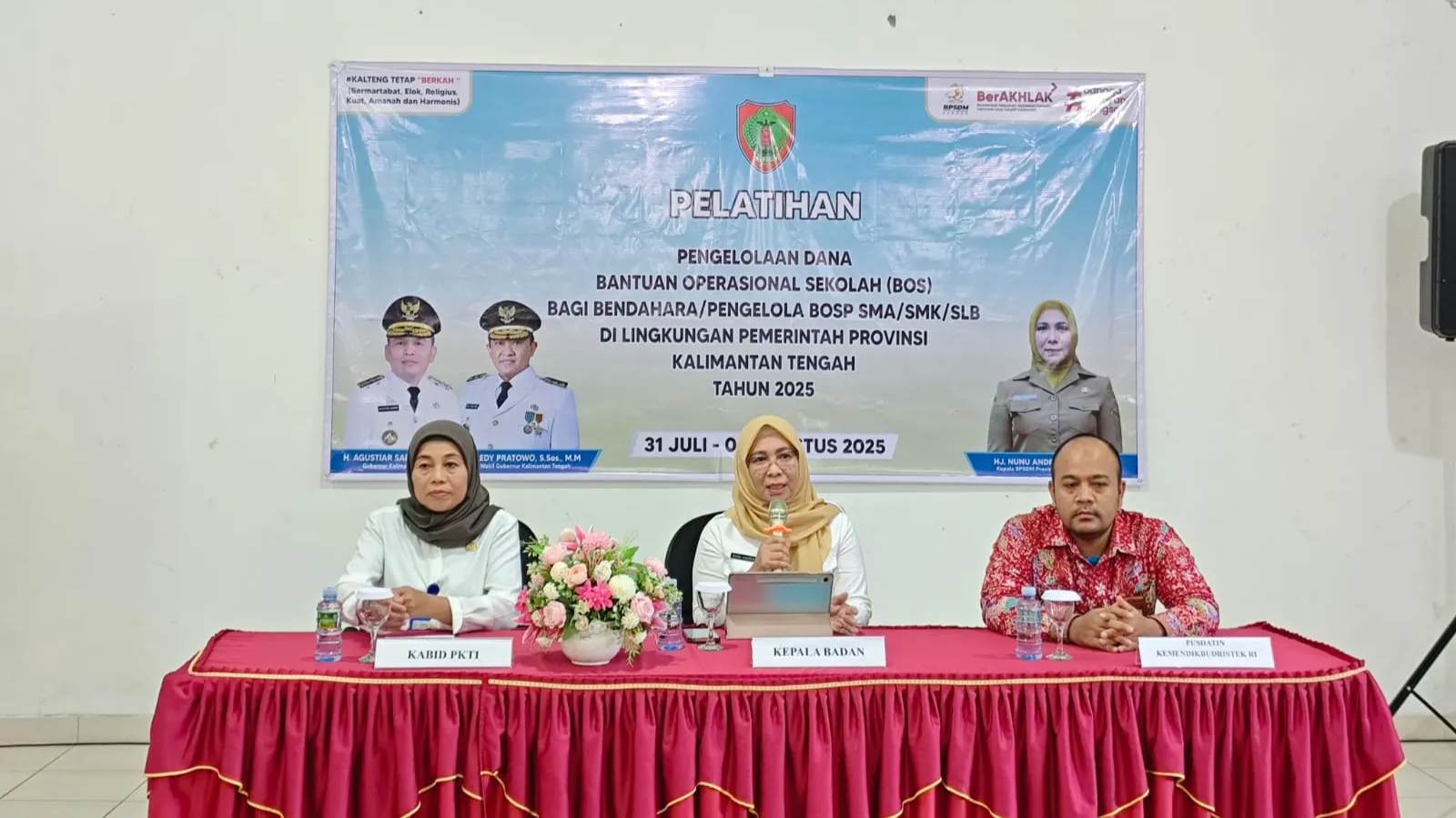 BPSDM Kalteng Akhiri Pelatihan Dana BOS, Dorong Tata Kelola Keuangan Sekolah yang Transparan