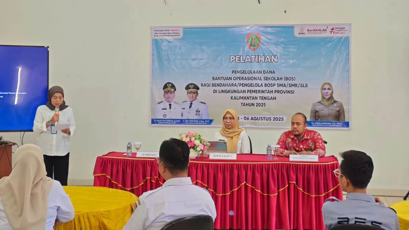 BPSDM Kalteng Akhiri Pelatihan Dana BOS, Dorong Tata Kelola Keuangan Sekolah yang Transparan