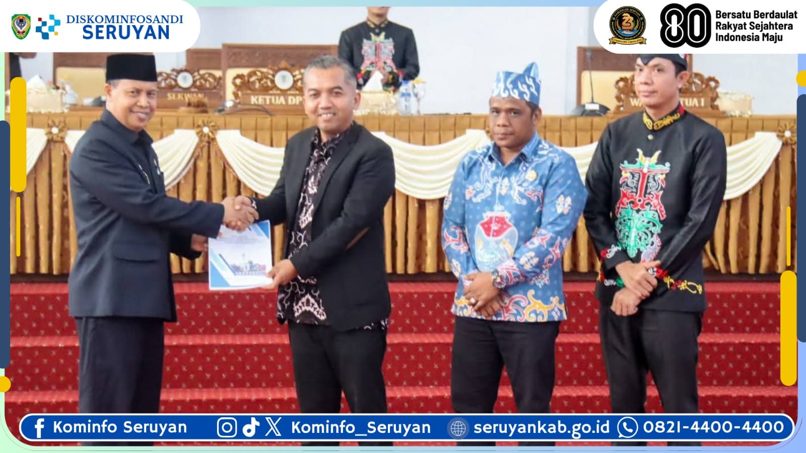 DPRD Seruyan Gelar Rapat Paripurna Bahas Rancangan Perubahan KUA-PPAS APBD 2025, Wujudkan Tata Kelola Anggaran yang Adaptif