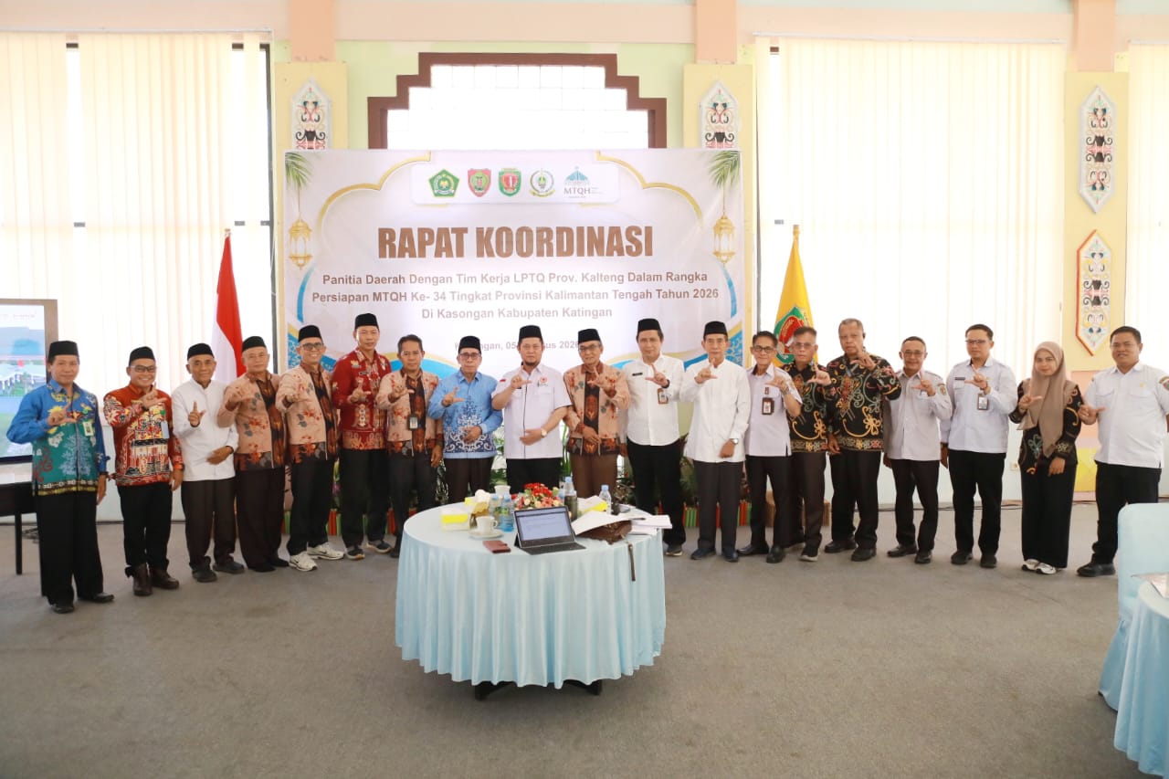 Pemprov Kalteng Matangkan Persiapan MTQH XXXIV Bersama Pemkab Katingan