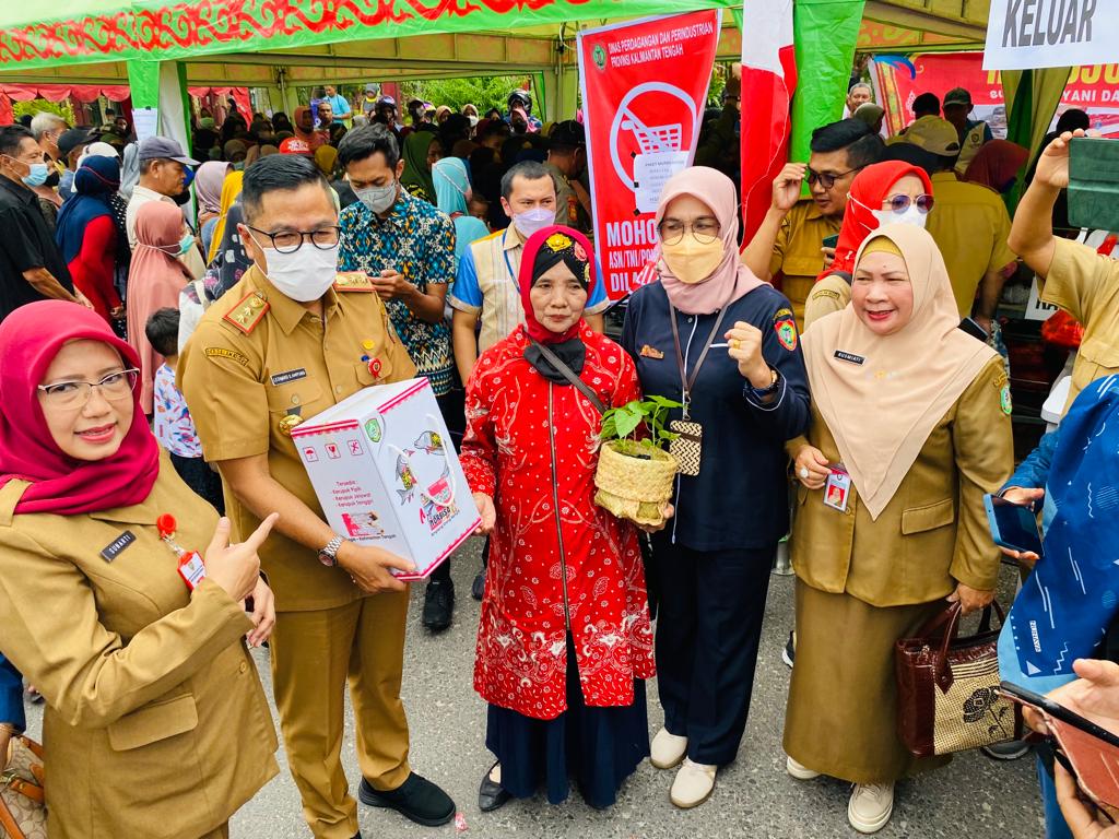 Tekan Laju Inflasi, Pemprov Kalteng Terus Gelar Pasar Murah, Hari Ini di Kabupaten Kotawaringin Timur