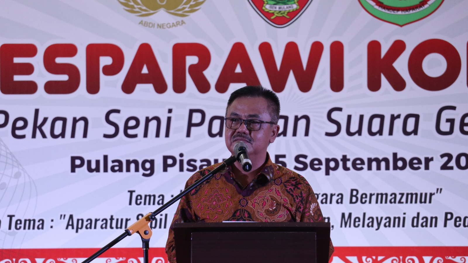 Sahli Gubernur Herson B. Aden Tutup PESPARAWI IV KORPRI Tingkat Provinsi Kalteng Tahun 2023