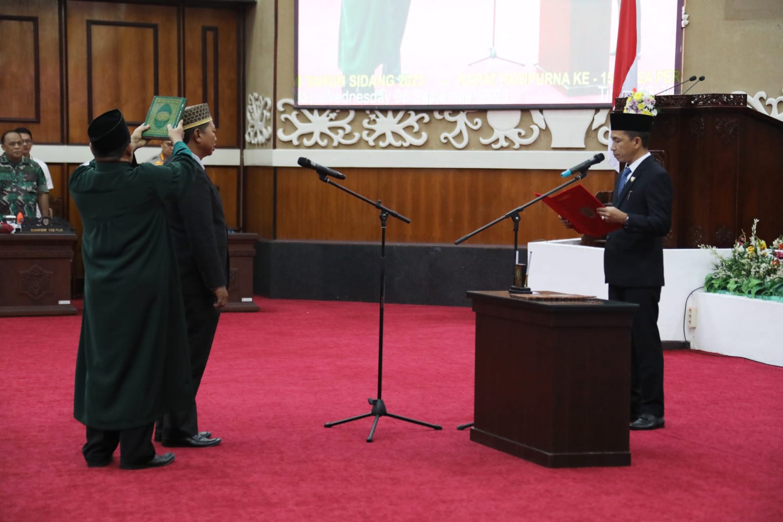 Wagub Edy Pratowo Hadiri Rapat Paripurna ke-15 Masa Persidangan II Tahun Sidang 2023 