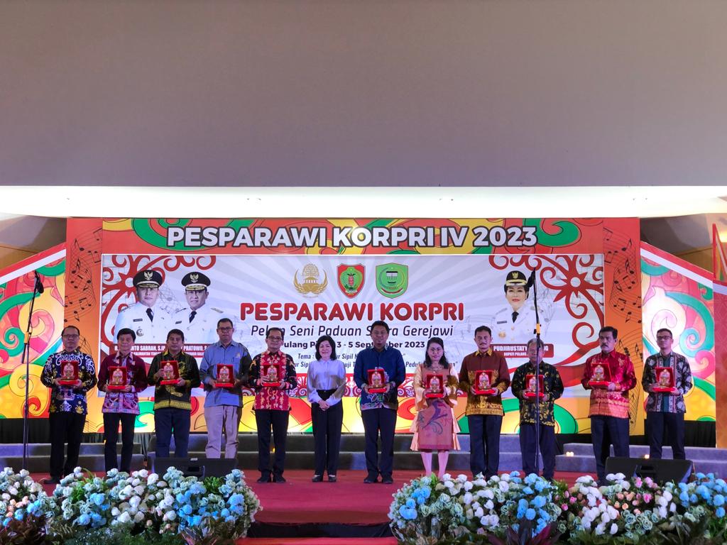 ASN Pemprov Kalteng Raih Juara Umum PESPARAWI KORPRI IV