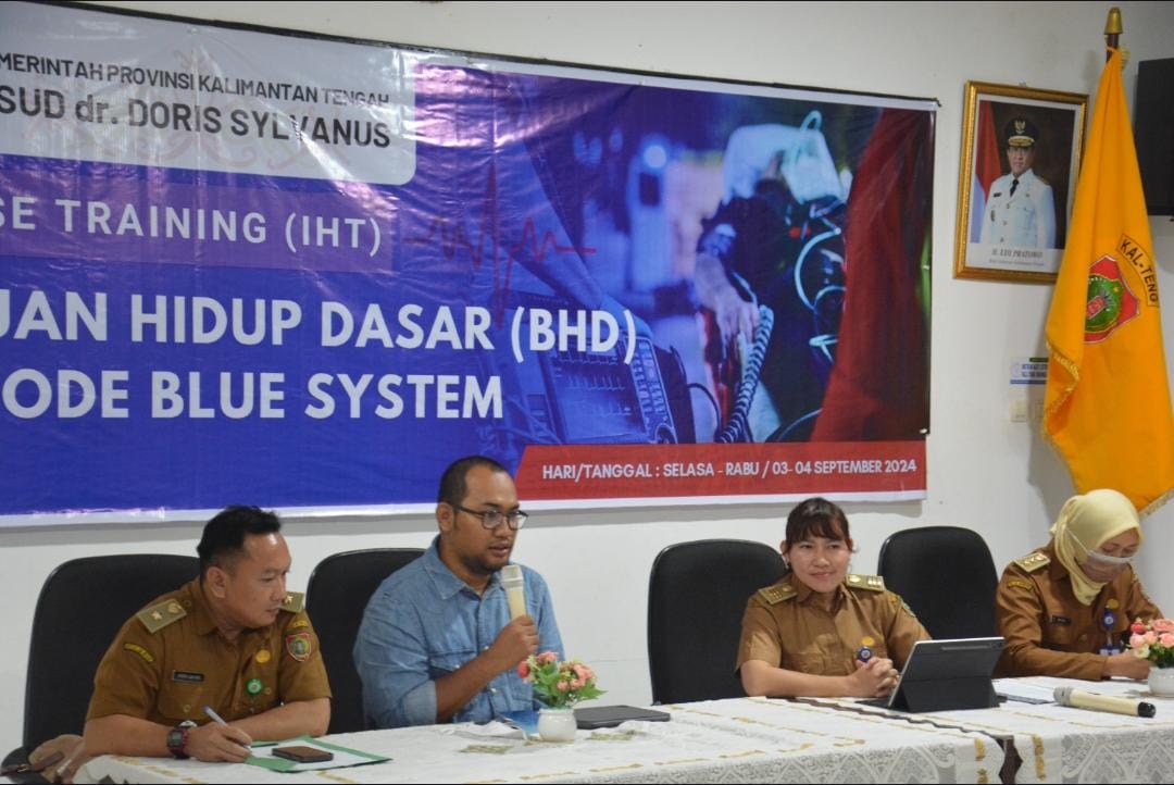 RSUD dr. Doris Sylvanus Selenggarakan In House Training Bantuan Hidup Dasar dan Code Blue System Tahun 2024