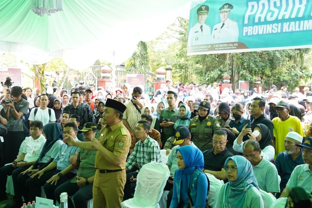 Gubernur Sugianto Sabran dan Wakil Gubernur Edy Pratowo Buka Gebyar UMKM dan Pasar Murah Wilayah Barat Tahun 2024 