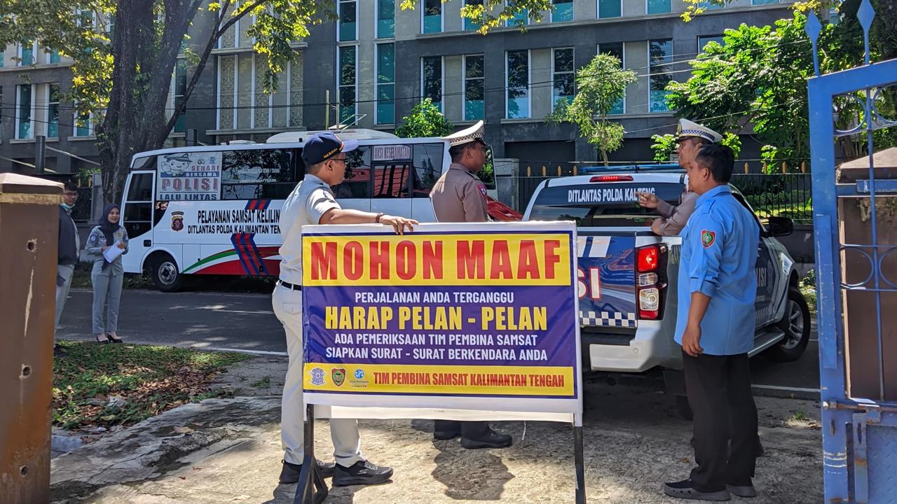 Samsat Palangka Raya Gelar Operasi Gabungan Penertiban Pajak di Wilayah Kawasan Pendidikan Kota Palangka Raya