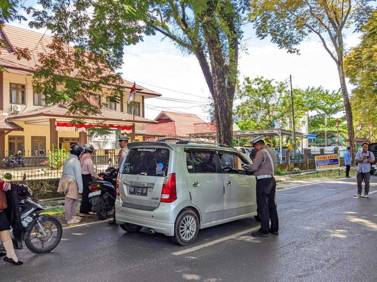 Samsat Palangka Raya Gelar Operasi Gabungan Penertiban Pajak di Wilayah Kawasan Pendidikan Kota Palangka Raya