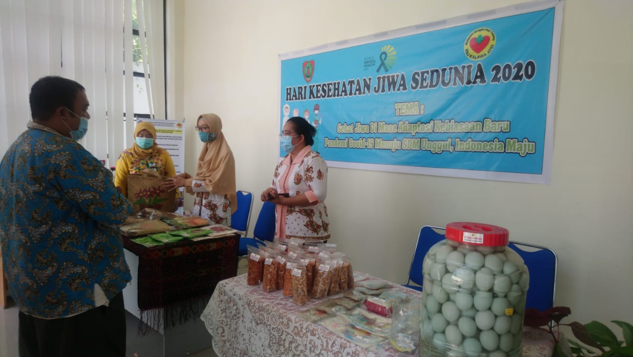 Peringati Hari Kesehatan Jiwa Sedunia Tahun 2020, RSJ Kalawa Atei Provinsi Adakan Edukasi Kelompok dan Pojok Rehab