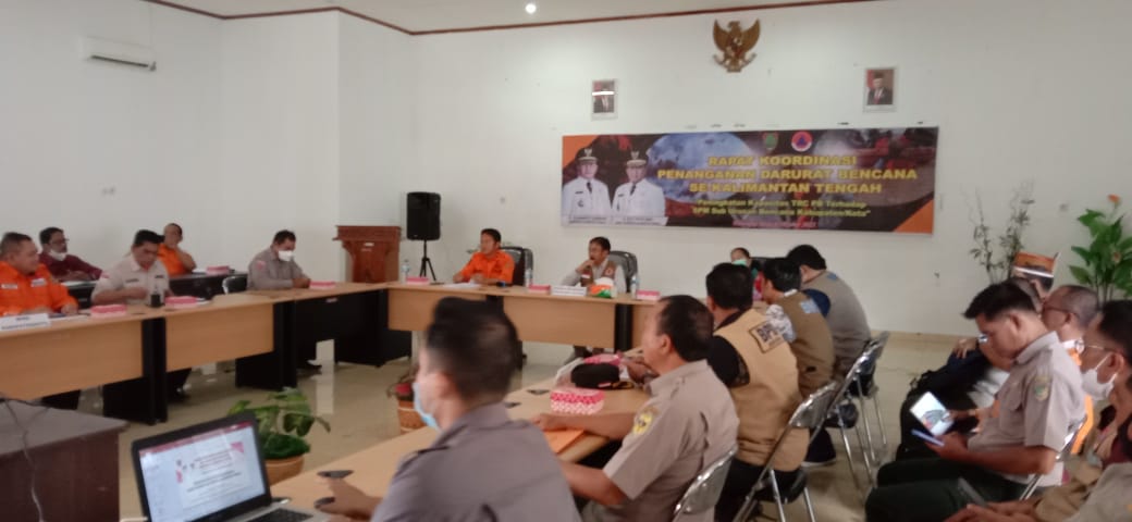 BPBPK Prov. Kalteng Gelar Rapat Koordinasi Penanganan Darurat Bencana se-Kalteng