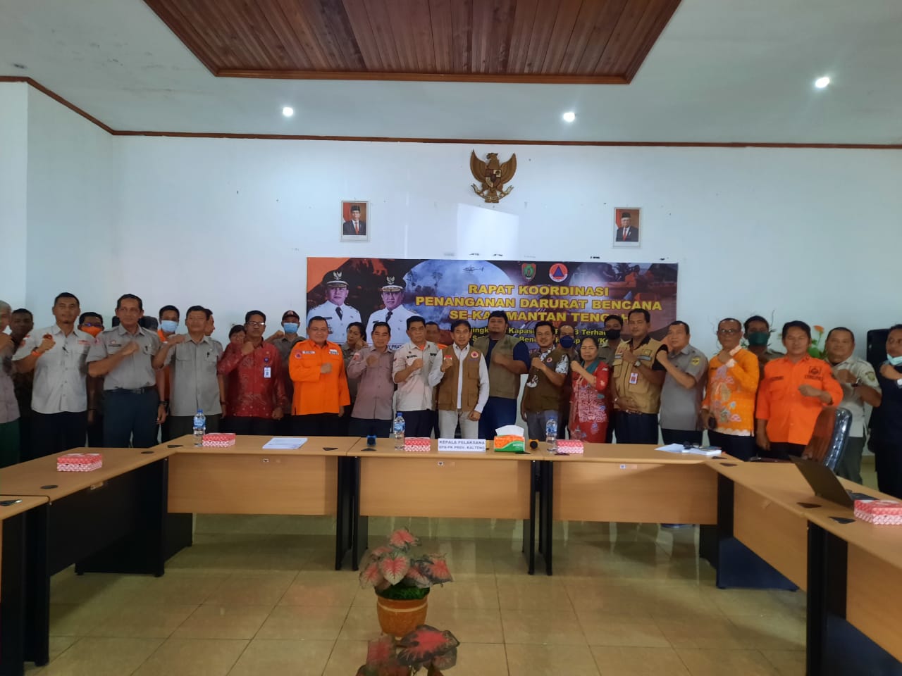 BPBPK Prov. Kalteng Gelar Rapat Koordinasi Penanganan Darurat Bencana se-Kalteng