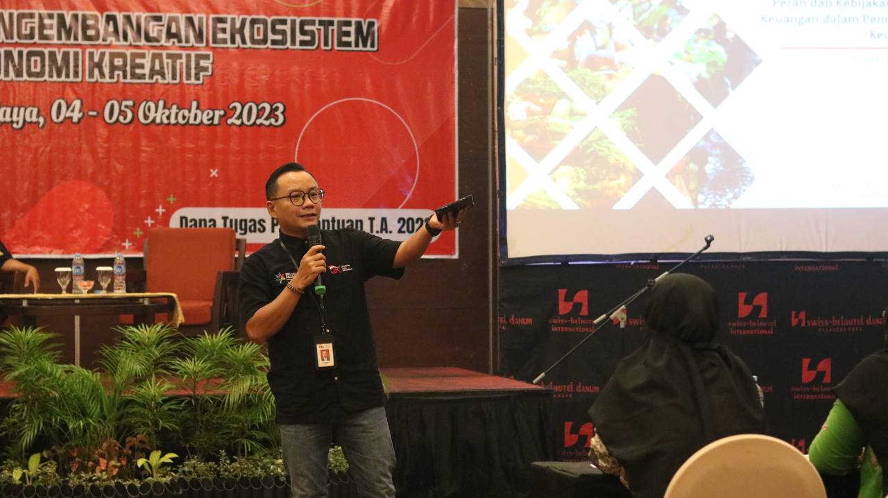 Disbudpar Prov. Kalteng Selenggarakan Workshop Pengembangan Ekosistem Ekraf