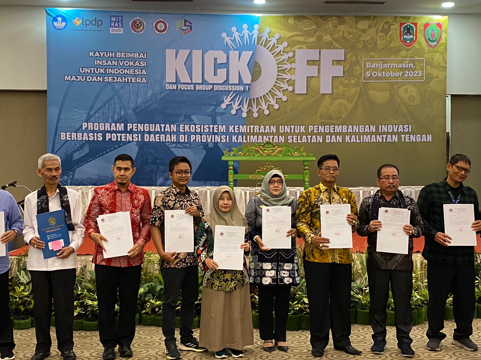 Pendidikan Vokasi Kalselteng Kerja Sama Kembangkan Inovasi Bagi Kemajuan Daerah