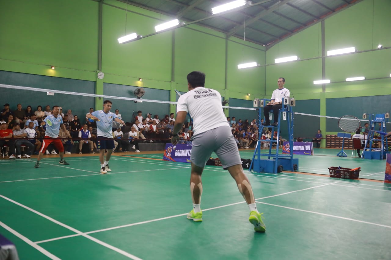 Optimis Juara, Tim Tenis Meja Eksekutif Kalteng Lolos 16 Besar PORNAS Korpri Tahun 2025