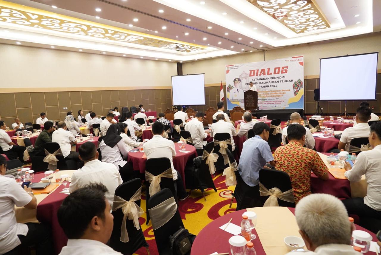 Buka Dialog Ketahanan Ekonomi Tahun 2024, Sahli Yuas Elko Harapkan Percepat Stabilitas Sosial di Kalimantan Tengah