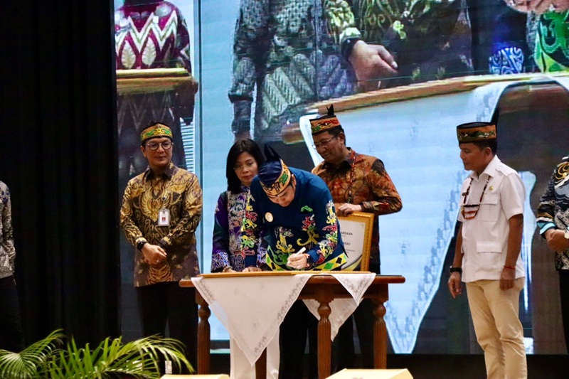 Wabup Pulang Pisau Hadiri Launching POSBANKUM, Komitmen Perluas Akses Keadilan