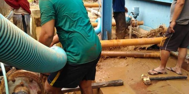 PDAM Palangka Raya Lakukan Pengurasan Water Treatment Plan