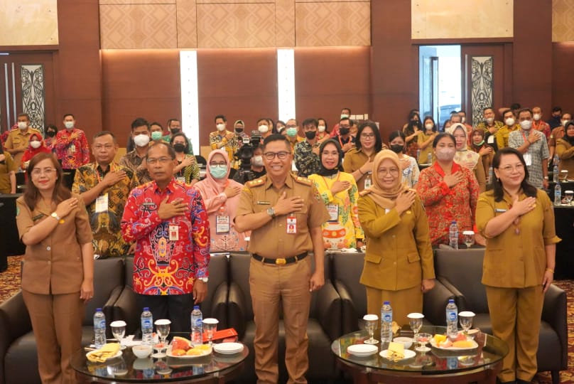 Asisten Ekbang Buka Rapat Kerja Bidang Kesehatan Tingkat Prov. Kalteng