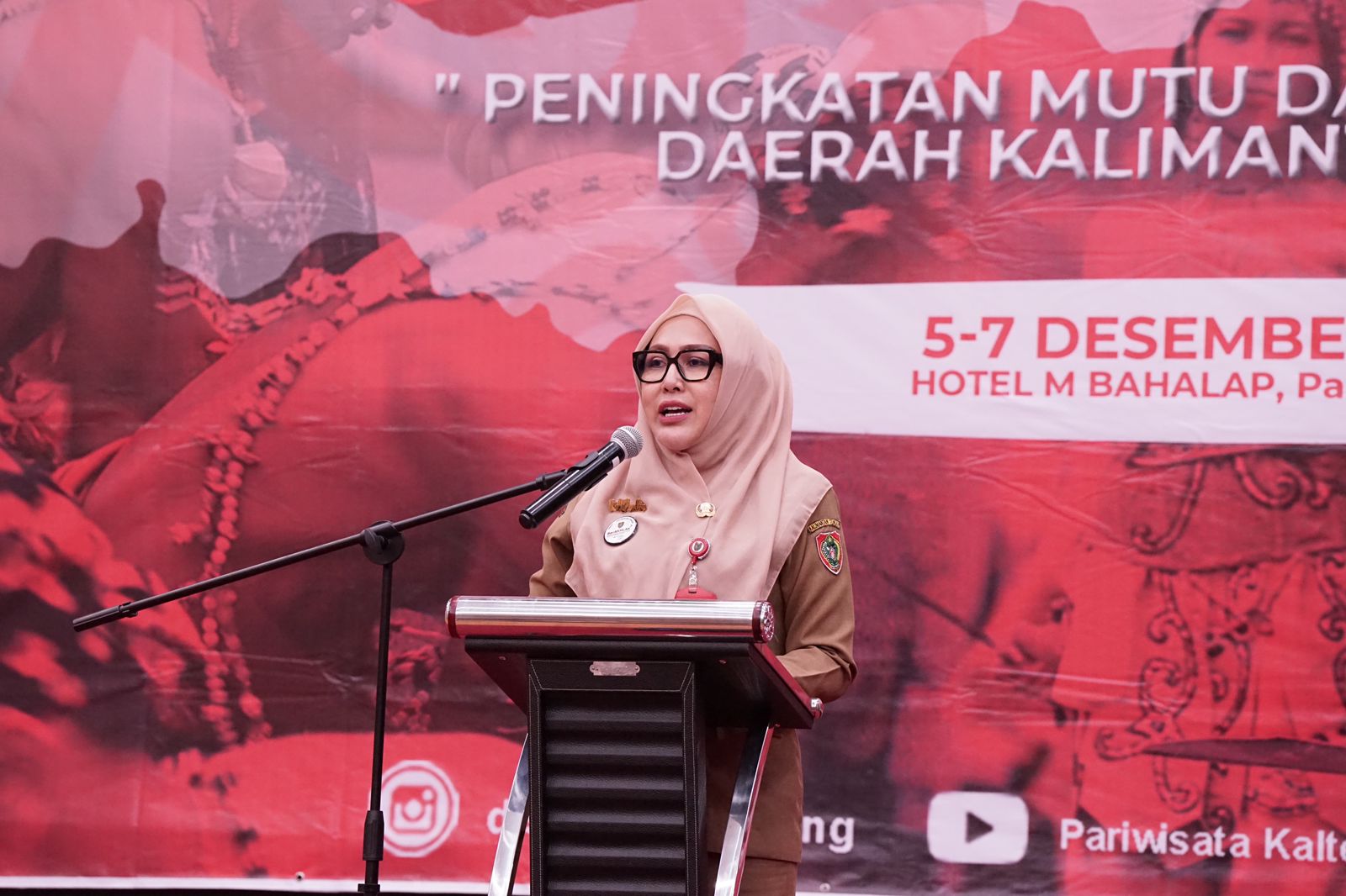 Disbudpar Kalteng dan Jember Fashion Carnival Lakukan Benchmarking Event Kalimantan Tengah