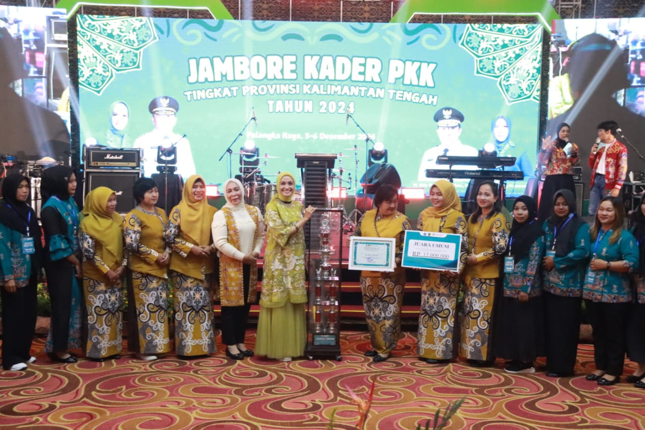 Tutup Jambore Kader PKK Tingkat Prov. Kalteng Tahun 2024, Ivo Sugianto Sabran Harapkan Kader PKK Tingkatkan Prestasi