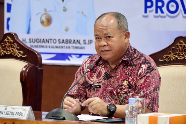 Plh. Asisten Pemkesra Maskur Buka FGD Tahap III Penyusunan GDPK 5 Pilar Provinsi Kalteng