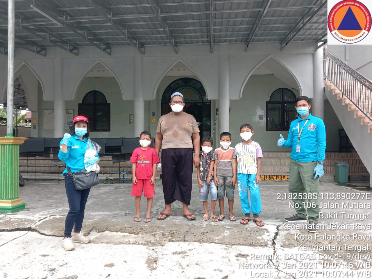 Penerapan Protokol Kesehatan di Masjid Al-Hikmah Palangka Raya