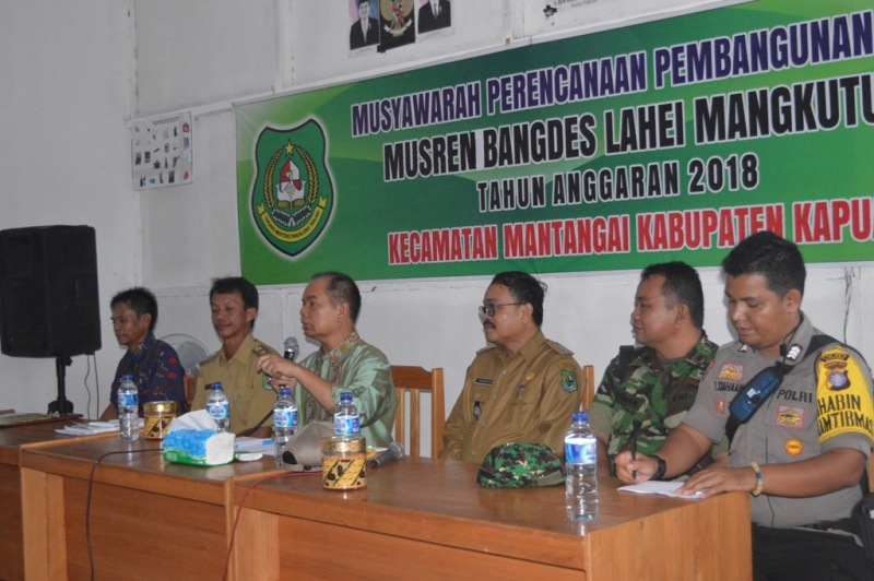 Bupati Hadiri Musrenbang Desa Lahei Mangkutup 