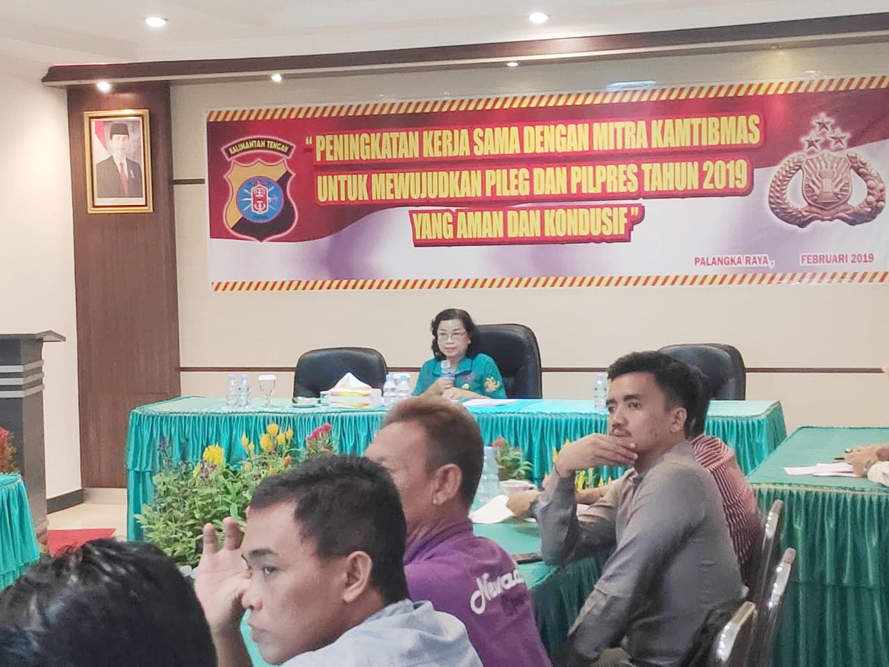Polda Kalteng Melakukan Pertemuan Dengan Mitra KAMTIBMAS